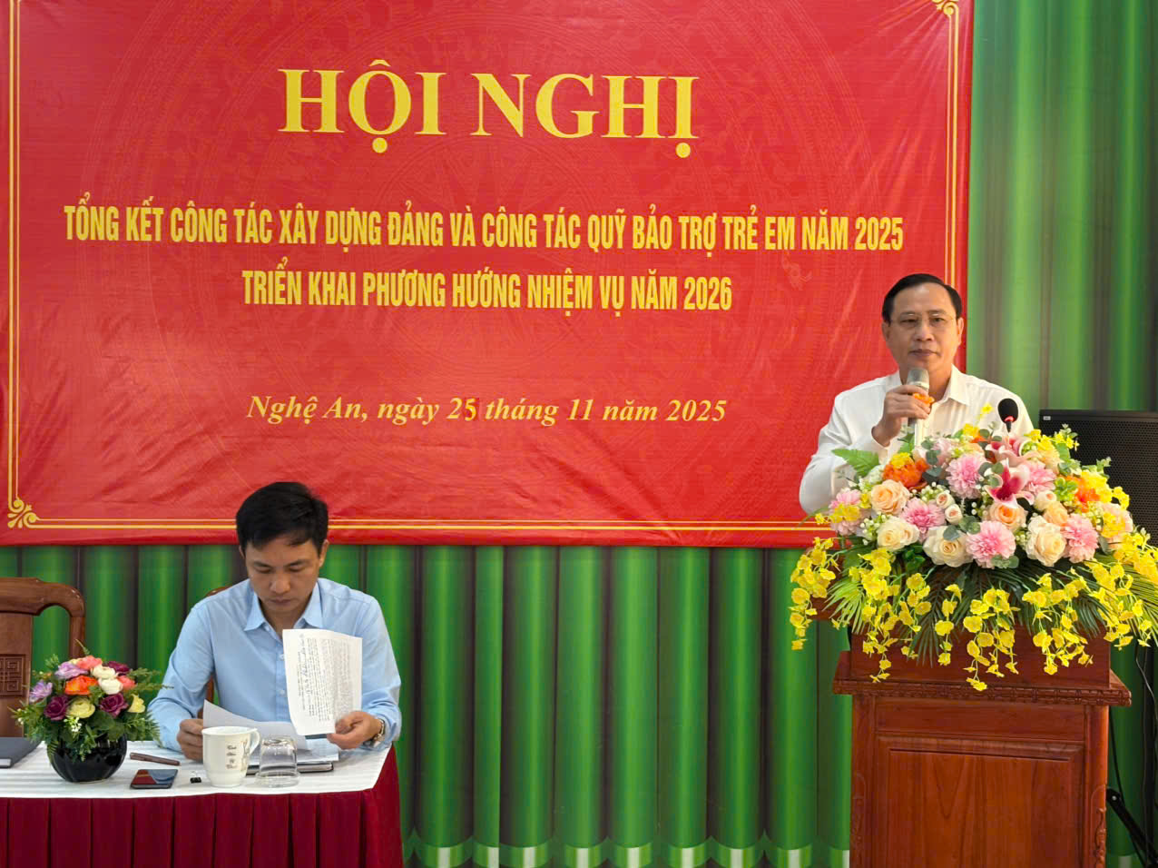 Hội nghị tổng kết công tác xây dựng Đảng và công tác Quỹ Bảo trợ trẻ em năm 2025, triển khai phương hướng nhiệm vụ năm 2026