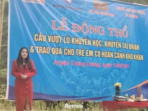 Khởi công cầu khuyến học, khuyến tài Briar tại xã Yên Thắng huyện Tương Dương
